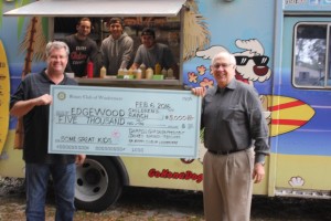 Doug Trovillion provided his Kona Dog Truck for the kids to enjoy his Hawaiian Hot Dogs. Thanks, Doug!
